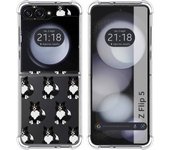 Funda Silicona Antigolpes para Samsung Galaxy Z Flip 5 5G diseño Perros 07 Dibujos