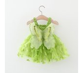 Baby Girl Party Princess Dress Summer Toddler 3d Fairy Butterfly Wings Hanging Strap Mesh Cute Fashion Dress