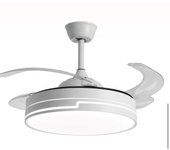BEL AIR HOME - Ventilador de Techo ROBIN con Luz LED Personalizable y Motor DC Eficiente