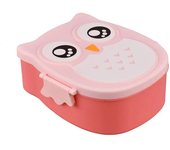 Caja De Almuerzo En Forma De Corazón Con Compartimentos Para Niños Caja De Alimentos Portátil Con Tapa Contenedor De Almacenamiento Para Cocina Material Plástico