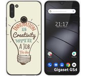 Funda Silicona para Gigaset GS4 diseño Creativity Dibujos