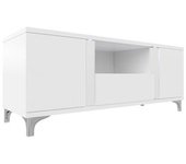Mueble TV Nashville B113 , Muebles ES, LED, Blanco, 150 x 50 x 40cm