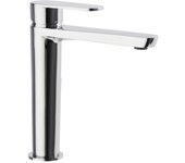 Ramon Soler Grifo de Lavabo Monomando Alto Cromado con Sistema S2 de Ahorro de Agua Serie Alexia