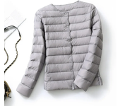 2024 New European Women Spring Autumn Light Duck Down Fabric Lightweight Coat Female Windbreaker Parka Down Jackets Plus Coats
