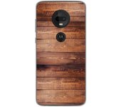Tumundosmartphone Funda Gel Tpu para Motorola Moto G7 / G7 Plus diseño Madera 02 Dibujos