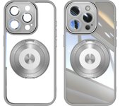 Magnetic Suction Rotating 360 ° stand phone case For iPhone 15 14 13 12 Pro Max With Lens Film Phone Case
