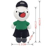 Peluche de nube arcoíris grande blanco- Adornos creativos de anime curativos.