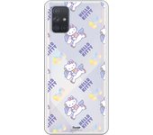Funda original compatible con Samsung Galaxy A71 - Hello Kitty Unicornios