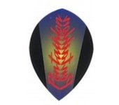 Plumas Pentathlon Oval Árabe Azul/Negro 2110Marca,Pentathlon,Geometria,Pear,Color,Azul,Micrones,.75Dardos,Plumas,Plumas Pentathlon