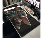 Gaming Mouse Pad Large Game Keyboard Desk Mouse Mat Baby Y-yoda The M-mandalorian Carpet Rubber Tapis Gaming Notbook Pc Mousepad