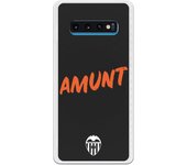 Funda original compatible con Samsung Galaxy S10 Plus - Valencia Amunt Negro