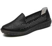 New Women Flats Shoes Women Leather Shoes Woman Loafers Slip On Ballet Flats Ballerines Flats Walking Plus Size
