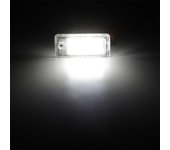 1pcs LED Number Plate Light For Audi A3 A4 A6 A8 Q7 RS4 RS6 No Error License Plate Lights Canbus Error Free License Plate Lamp