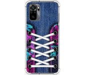 Tumundosmartphone Funda Silicona Antigolpes para Xiaomi Redmi Note 10 / 10S diseño Zapatillas 06 Dibujos