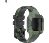 Venta de Reloj Patrón impresión silicona suave pulsera Correa compatible Garmin fit JR3/Vivofit Jr.3