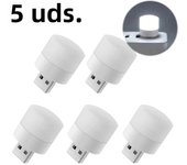 1/10Pcs Mini USB Night Light Warm White Eye Protection Book Reading Light USB Plug Computer Mobile Power Charging LED Night Lamp