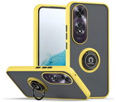 Matte Case for OPPO A60 A40 A40M A80 A79 5G A98 A78 A58 A38 A18 A3 Pro Rugged Armor Magnetic Ring Stand Shockproof Protect Cover