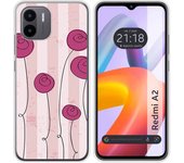 Funda Silicona compatible con Xiaomi Redmi A2 diseño Flores Vintage Dibujos