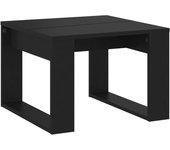 vidaXL Mesa auxiliar de madera contrachapada 50x50x35 cm Blanco, Negro, Roble Sonoma Mesa de sofá Mesa de Entrada para Salón Consola de Entrada Mueble Recibidor Mesita Mesa auxiliar Salon