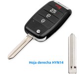 KEYYOU 2/3/4BT Flip Remote Car Key Shell For Kia Carens Ceed Rio Sportage Optima Sorento Cerato Soul Forte Seltos Fob Housing