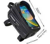 TAKEZERO MTB Bicycle Bag 6.8 Inches Phone Case Bag Cycling Top Front Tube Frame Backpack Waterproof Touch Screen Cycling Bag