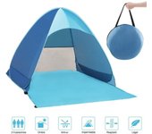 Tienda de campaña anti-UV, Refugio de Playa with Protección solar UV UPF 50 + para 2-3 personas, tienda de campaña de Playa portátil emergente instantánea,