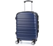 DAM Maleta Trolley extensible, en material ligero ABS de alta resistencia. Cerradura numérica, 4 ruedas giratorias 360°. 38x23,5x56,5 Cm.
