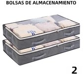 1PC Large Underbed Storage Bag Dustproof Foldable Fabric Storage Bags Nonwoven Moisture-proof Zipped Organizer Shoes Clothes