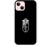 Funda original compatible con Iphone 14con diseño de Granada Fondo Negro Escudo Blanco SS18-19