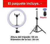 LED Selfie Ring Light Portable Photography 12 inch Fill Lighting Lamp With Tripod & Remote control For Youtube Tiktok Video Live