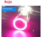 1pcs Angel Eye BA20d H4 LED Headlight Red Blue Aperture High Low Beams Fog Lamp H4 Led Car Headlamp H4 Led Motorcycle Headlights