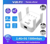 WIFI6 AX3000 Gigabit Wireless Repeater Router Dual Band 2.4/5Ghz Signal Booster 4 High-gain Antenna Long Range Amplifer for Home