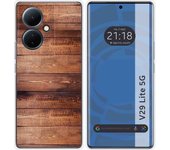 Funda Silicona para Vivo V29 Lite 5G diseño Madera 02 Dibujos