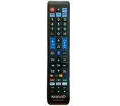 Muvip serie large mando a distancia universal smart tv - combina 4 aparatos en1 tv, dvd, blu-ray, satelite