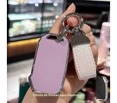 Key Fob Cover with Car Keychain for Kia K3 KX3 KX7 K5 Sportage Carnival Mpv KIA Smart Remote Key Cover K8