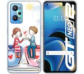 Funda Silicona para Realme GT NEO 2 5G diseño Café Dibujos