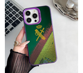 Epc Spanish Guard Civil Emblem Phone Case IMD Phone Case For IPhone 16 15 14 13 12 11 Pro Max Plus Color Silver Cover