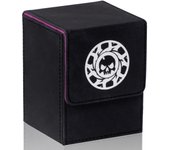 MTG Card Deck Box,hold 100+ single sleeved cards,PU leather denim embossed.