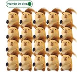 1-20PCS Kawaii Keychain Plush Pendant Explosive Kapybara Plush Pendant Keychain Toys Bag Pendant Doll Car Decoration Doll