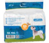 Nobleza 12x Pañales para Perros Desechables Hembra Cachorro Entrenamiento Pañales Súper Absorbente Envolturas para Mascotas Paquete de 12