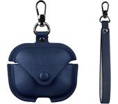 Retro Leather Case For Xiaomi Redmi Buds 5 Pro Buds 4 Lite Pro Buds4 Pro Buds5 Cover Earphone Cases Headset Shell With Lanyard