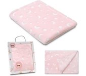 🌟Interbaby Manta Coralina Bebé Recién Nacido Interbaby Estrellas 80x110 cm  Extra Suave, Cálida y Versátil Manta Extrasuave Perfecta para tu bebé. 🌙