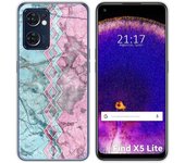 Funda Silicona para Oppo Find X5 Lite 5G diseño Mármol 08 Dibujos