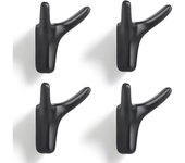 Paquete De 4 Percheros De Doble Punta Para Colgar Llaves, Bolsos Y Sombreros, Adecuados Para Cocina, Baño Y Dormitorio