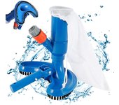 Mini aspiradora de chorro para piscina con punta de limpieza rápida, limpiador de piscina con cepillo/conector de manguera rápida (manguera no incluida), aspiradora de spa/estanque/piscina