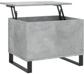 vidaXL Mesa de centro madera contrachapada 60x44,5x45 cm Blanco, Negro, Blanco brillante Mesita de Salón o Comedor o Auxiliar Mesa de Café Meuble Salón