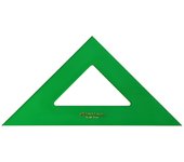 Faber-Castell Escuadra 25cm Verde No Graduada - Material de Oficina