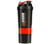 3 Layers Shaker Protein Bottle Powder Shake Cup Water Bottle Plastic Mixing Cup Body Building Exercise Bottle