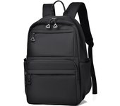 Bolsa de la escuela del campus mochila impermeable portátil mochila estudiante bolsa de la escuela (negro/blanco/azul)