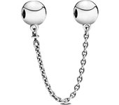 Real 925 Sterling Silver Stars & Moon Sunflower Safety Chains Spacer Beads Charms Fit Pandora 925 Original Bracelets DIY Jewelry